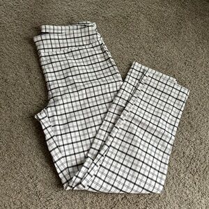 Plaid dress pants